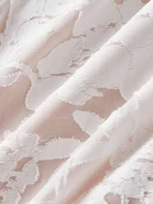 SHEIN MOD 女士镂空系带优雅时尚吊带迷你连衣裙 - 白色 - 查看 7