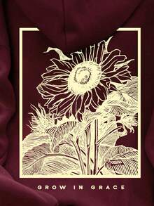 Glimmora 女士休闲宽松落肩卫衣