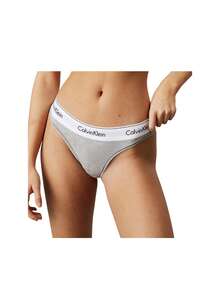Calvin Klein Women's Thong - Grey - View 3