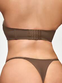 SHAPORA 3条装加大码女士舒适简约低腰丁字裤，多色 - 彩色 - 查看 3