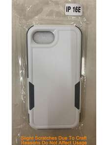 Ốp lưng điện thoại bảo vệ hai lớp Luxury Armor tương thích với iPhone 16 11 12 13 14 15 Pro Max Plus 16E Hộp nhựa cứng chống sốc Ốp lưng - trắng - Xem 36