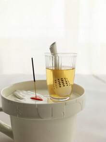 Madebyblanc Minimalist Ceramic Tea Infuser Funnel, Long Spout Flower Tea Strainer For Teapot And Mug - Multicolor - View 5