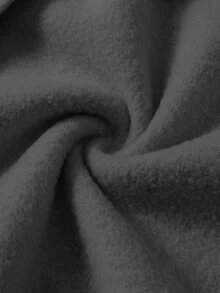 Maija Kids 2pcs/Set Young Boy Grey Patchwork English Print Hooded Sweatshirt And Sweatpants Casual Outfit - Dark Grey - View 7