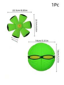 1 quả bóng nảy và biến hình, quà tặng trò chơi tiệc tùng, bóng bay UFO, thể thao ngoài trời cho sân vườn và bãi biển, thích hợp cho trò chơi tiệc tùng dành cho người lớn vào dịp Halloween/Giáng sinh/Lễ Tạ ơn - Quà tặng, bóng giảm căng thẳng - Nhiều màu - Xem 8