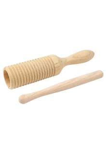 1 件木制乐器音管小型单螺纹环形打击乐器管蛙鸣管 - 彩色 - 查看 11