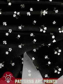 Rusticease 女士黑色碎花休闲衬衫，适合夏季 - 彩色 - 查看 5