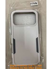 Ốp lưng điện thoại bảo vệ hai lớp Luxury Armor tương thích với iPhone 16 11 12 13 14 15 Pro Max Plus 16E Hộp nhựa cứng chống sốc Ốp lưng - trắng - Xem 25
