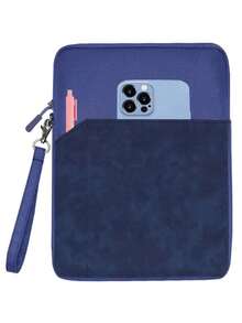 Túi đựng máy tính bảng đa năng, dung lượng lớn, có lớp đệm bảo vệ, chống sốc, nhẹ, bền, tiện dụng khi đi du lịch, thời trang, nhiều màu sắc và họa tiết. Thích hợp cho kỳ nghỉ, sinh nhật, người lớn, học sinh, chuyên gia, đi công tác, đi làm, đi học, mọi mùa. Phụ kiện kỹ thuật số phổ biến, quà tặng ý tưởng, đồ dùng điện tử không thể thiếu. - xanh đậm - Xem 12