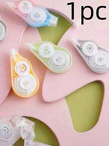 Random 1pc/3pcs/6pcs Correction Tape, 72 Meters In Capacity, Large-Capacity Correction Tape Set. Correction Tape, Correction Stick, Correction Pen, Correction Tool, Correction Stationery, Eraser, Doing Homework, Correction Supplies, Writing Correction, Correction Fluid. - Multicolor - View 10
