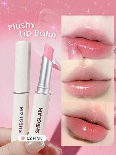 Baume à LèVres Nourrissant 02 Rose Gloss Naturel Soin Des LèVres Teinté Hydratant Huile D'Olive Beurre De Karité Maquillage Des LèVres Marque Beauté Visage Maquillage CosméTique Pour Femmes Filles Parfait Pour Hiver IdéAl Pour Y2K ÉLéGant Mode Adapté Pour Anniversaire Xmas Cadeau FêTe PrêT Meilleure Couleur