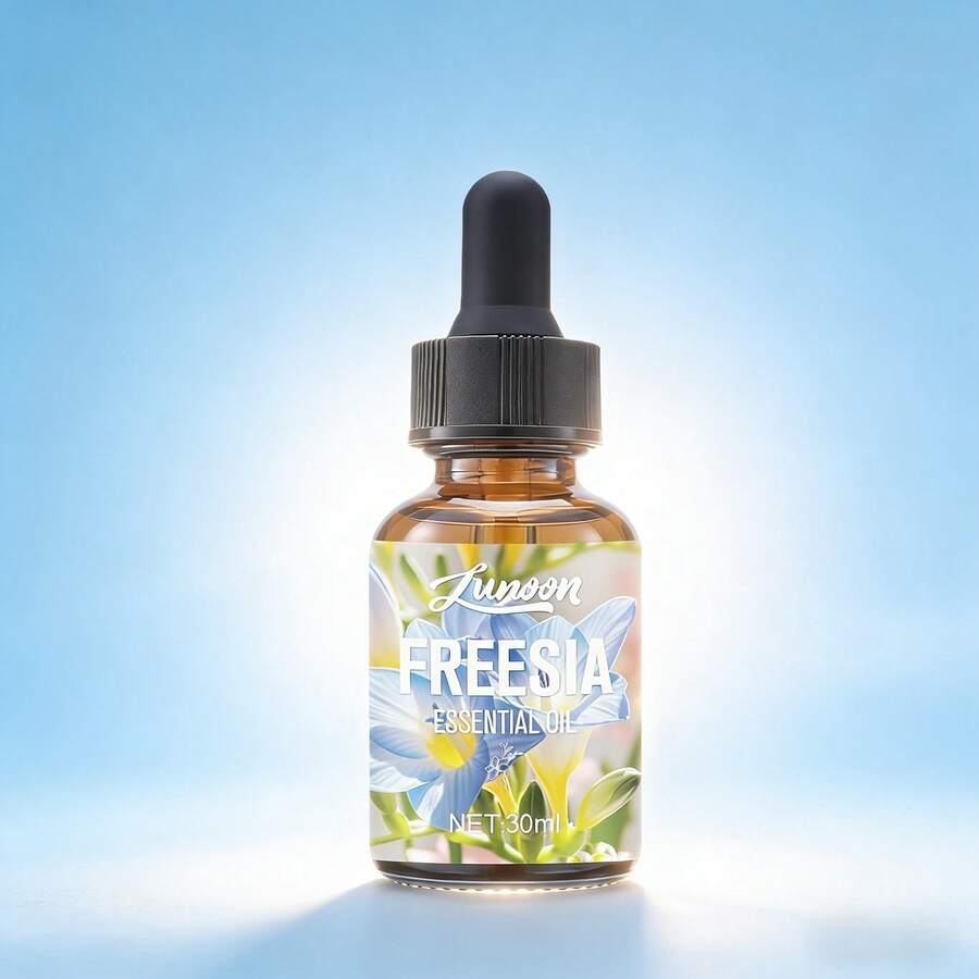 1PC Freesia Essential Oil, A Blend Of 4 Plant Extracts, Is Suitable For Home Diffusers, Body Massages, Spas, Humidifiers, And Has A Long-Lasting Fragrance. It Is Also Ideal For Candle Making, Soap Making, And Fragrance Products. Suitable For All Skin Types. - freesia - View 1