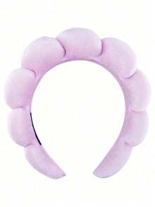 Bộ 3 món băng đô và băng đeo cổ tay bằng sợi microfiber cao cấp - Mềm mại, thoải mái khi rửa mặt, trang điểm, tắm và chăm sóc da. Phụ kiện tóc dành cho nữ. - Nhiều màu - Xem 32