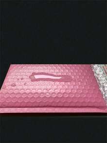 20/30个金属气泡信封，全息气泡信封，聚乙烯衬垫信封，防水自封胶运输袋，箔片闪光魅力运输信封，全息缓冲信封 - 粉色 - 查看 2