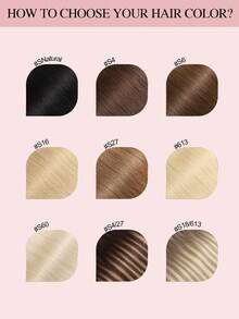 7pcs 95g TP18/613# Dirty Blonde & Bleach Blonde Full Head Lace PU Double Weft Clip Ins Real Human Hair Extensions, HQ Remy Human Hair Seamless PU Clip Ins Extensions For Women Halloween Costumes Winter Christmas Halloween Costumes Autumn Outfits Women Fall Outfits - S18/613 - View 9