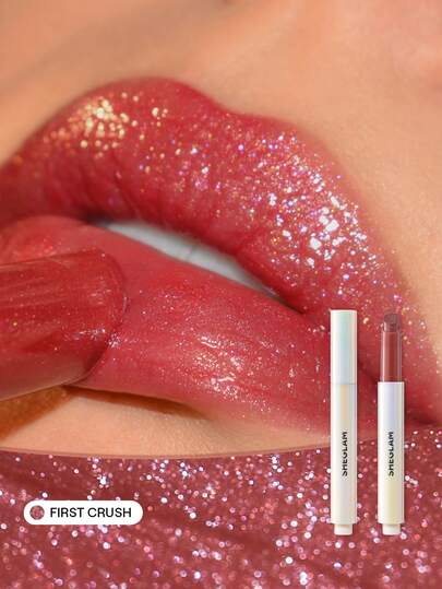 SHEGLAM Pout-Perfect Shimmer Lip Plumper-First Crush Brillo Labial SóLido Hidratante Y Voluminizador Suero Voluminizador De Labios Nutritivo Y Antiadherente LáPiz Labial Con Aceite De Coco CosméTicos Para Labios Lip Combo Marca Belleza Maquillaje Maquullaje CosméTica Para Mujeres NiñAs Perfecto Para Invierno Ideal Para Y2K Elegante Moda Adecuado Para CumpleañOs Regalo Fiesta Listo Mejor Color