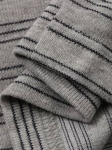 DAZY Tween Boy Striped Short Sleeve Top And Pants Pajama Set - Grey - View 7