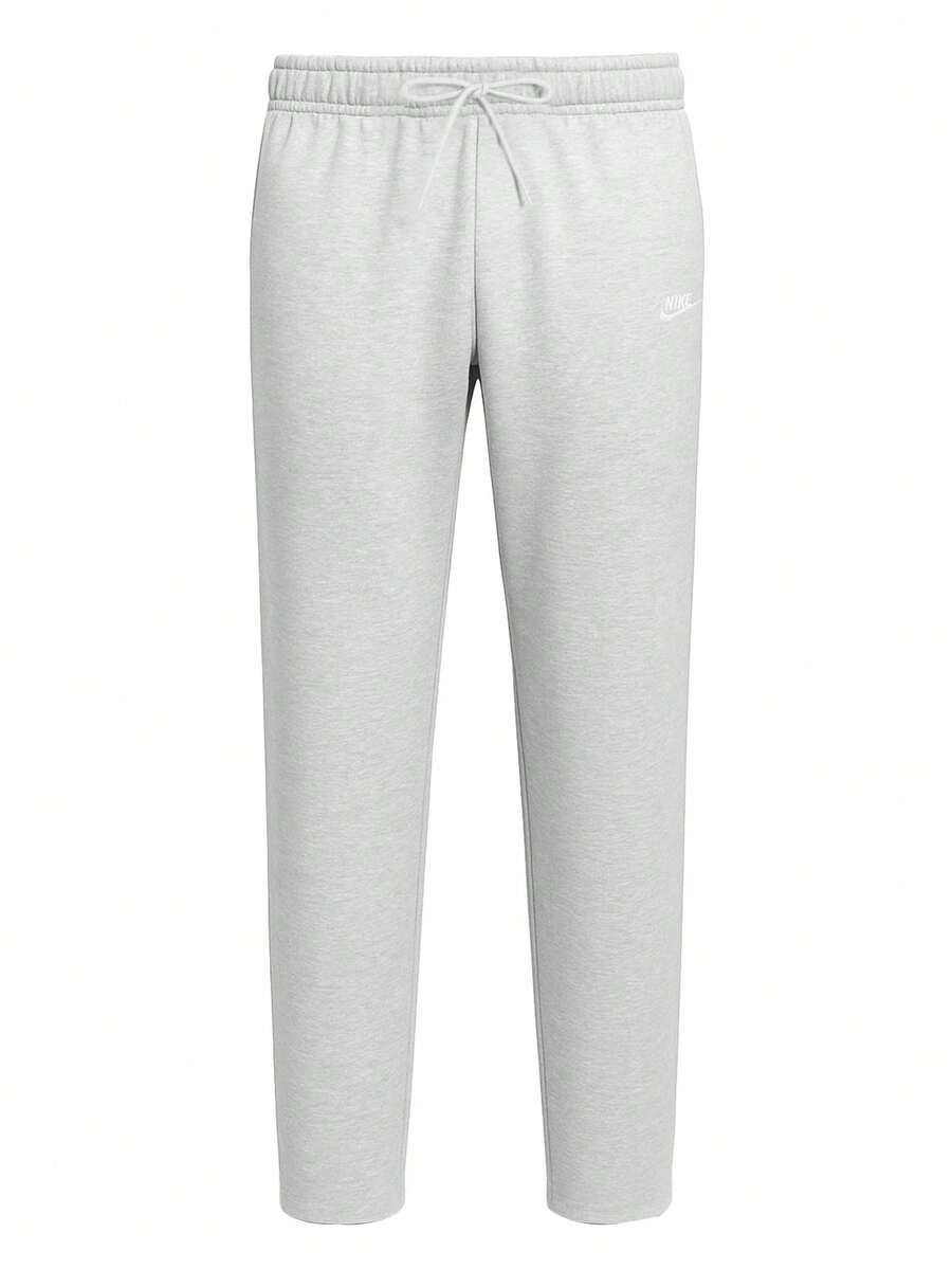 Nike Club Men's Sweatpants Grey - Dk Grey Heather/White - View 1