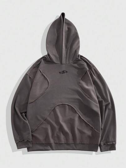 Street Life Men's Casual Graphic Print Long Sleeve Hoodie