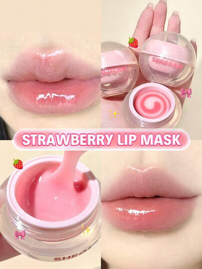 Sweet Dreamz Masque De Nuit Pour Les LèVres-Strawberry Milk Marque Beauté Visage Maquillage CosméTique Pour Femmes Filles Parfait Pour Hiver IdéAl Pour Y2K ÉLéGant Mode Adapté Pour Anniversaire Xmas Cadeau FêTe PrêT Meilleure Couleur