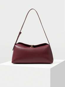 MOTF PREMIUM PU LEATHER KISS LOCK SHOULDER BAG