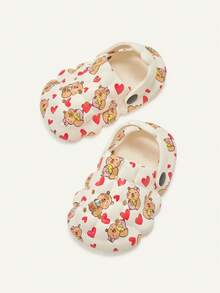 Cozy Pixies Dép bít mũi ngoài trời thoải mái, mềm mại, chống trượt, thoáng khí cho bé, bảo vệ chân, có độ đàn hồi tốt, giày đi biển dễ thương cho bé gái và bé trai, 1 đôi. - Nhiều màu - Xem 6