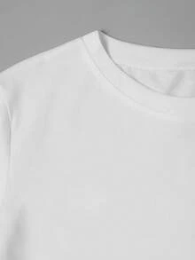 Shendy Vendy Men's 100% Cotton T-Shirt With Round Neck And Short Sleeves, Ideal For The Holiday Season And New Year's Celebrations 2025 2026 - 白色 - 查看 3