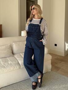 MaterniWear Maternity Casual Versatile Denim Bib Jumpsuit Valentine's Day Vacation Outfits Women Carnaval Summer Spring Commuting Graduation Chic Y2k Cute Streetwear Party Wedding Elegant Business Casual Woman