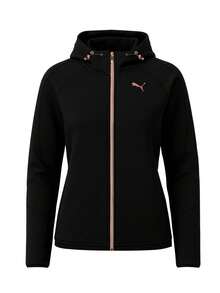Puma Evostripe Women's Full-Zip Hoodie Black - Black - View 1