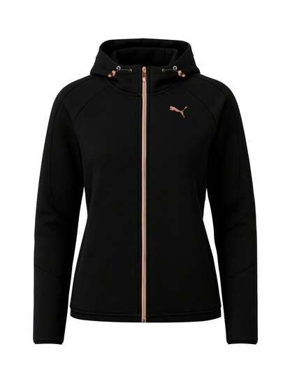 Puma Evostripe Women's Full-Zip Hoodie Black