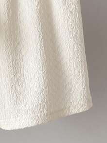 SHEIN 2pcs/Set Spring & Summer New Casual Style Solid Color Jacquard Texture Button Pocket Collar Shirt & Elastic Waist Pleated Shorts Matching Comfortable Baby Boy Outfit, Kid Clothes,Toddler Clothes, Baby Outfit,Toddler Coat ,Toddler Shorts,6M-3T Baby Boy Shirt And Short Set Baby Boy Short Sleeve Suits Neutral Baby Clothes Unisex Baby Boy Casual Outfit  Baby Collar Shirt Baby Button Shirt Black Toddler Shirt Unisex Baby Clothes