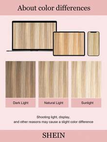 7PCS Straight Clip In Hair Extensions 100% Real Human Hair 14-24 Inch 115G Double Weft Invisible Clip Hair Extensions Remy Natural Human Hair For Women Girls Daily Use - S18A/613A - View 7