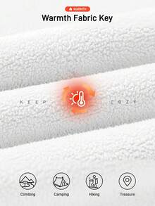 In My Nature Áo khoác lông cừu trơn màu thường ngày dành cho nữ mặc ngoài trời, mùa thu/đông - trắng - Xem 8