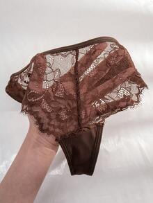 6pcs/Set Women Lace Underwire Soft Cup Comfortable Bra Set - Multicolor - View 6