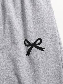 Girls' Casual Lace Patchwork Camisole And Wide Leg Pants Set, Lightweight Knit Fitted Tank Top And Straight Leg Trousers Outfit, Light Gray - Light Grey - View 5