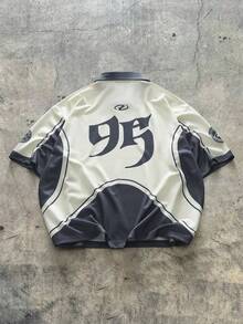 AXEPEAK 短袖半拉链运动POLO衫 - 彩色 - 查看 2