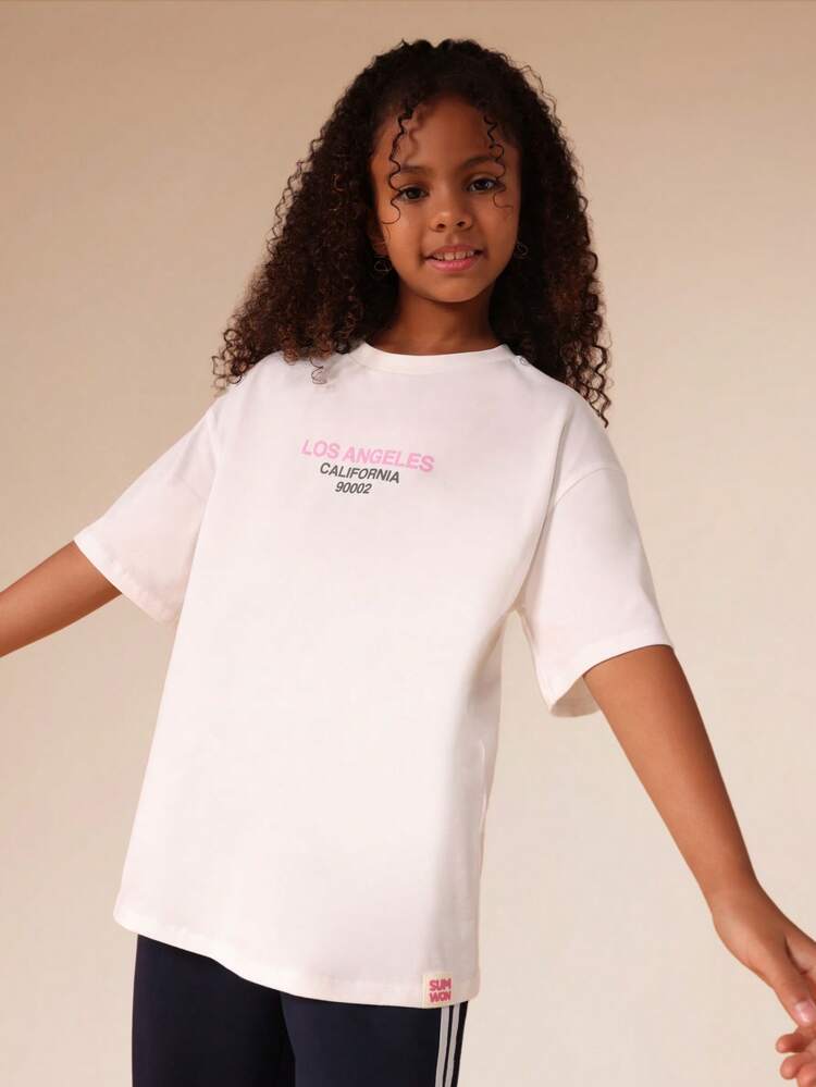Los Angeles California Graphic Crew Neck Tee