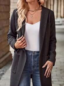 Women Cardigans - Black - View 2