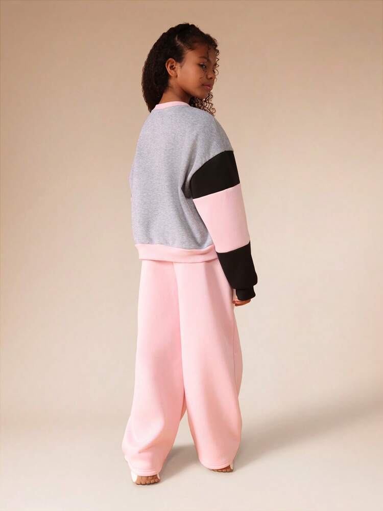 Set felpa e jogger color block Newport 85