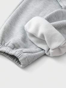 SWAVVY 男士连帽卫衣套装，秋冬款 - 灰色 - 查看 5