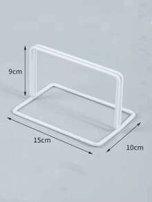 1pc Metal Display Stand For Grid Panels, Grid Display Rack, Grid Hold Base, Wall Grid Accessories, Picture Display Iron Decorative Rack, For Jewelry, School Artwork, Photo Exhibits - Black - View 19
