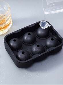 Silicone Ice Cube Tray, Easily Release 15 Square Ice Cubes Per Tray, Reusable, Suitable For Fridge, Chocolate, Baby Food, Juice - spherical ice grid - View 5