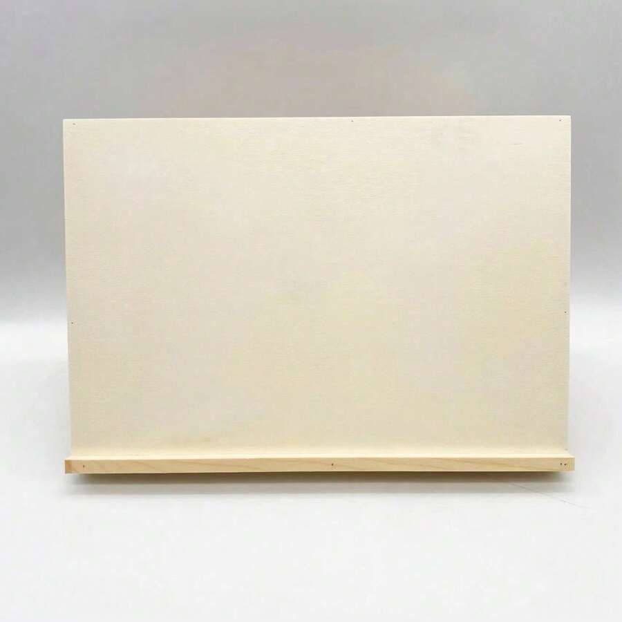 1 Pc Foldable & Adjustable Wood Art Easel - Desktop Sketch & Painting Stand With Tilting Board - 23*33*2.5CM - View 1