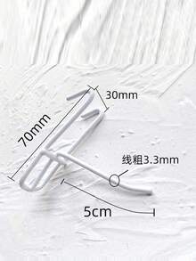 1pc Metal Display Stand For Grid Panels, Grid Display Rack, Grid Hold Base, Wall Grid Accessories, Picture Display Iron Decorative Rack, For Jewelry, School Artwork, Photo Exhibits - Black - View 21