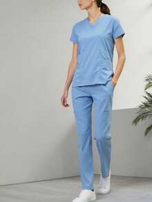HYGEA MEDICAL UNIFORMS HYGEA HANNIA 防漏外科睡衣 - Azul Cielo - 查看 1