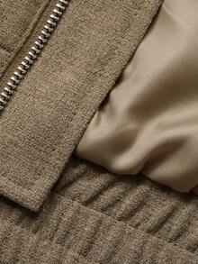 DAZY Men's Casual Versatile Brown Jacket, Suitable For Spring And Autumn - Brown - View 8