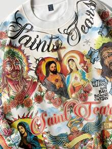 ROMWE MEN Street Life Áo thun tay dài thời trang đường phố, Áo đôi đồng bộ - Nhiều màu - Xem 5