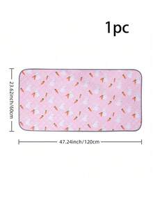 1 pieza Esterilla reutilizable para jaula de mascotas pequeñas, almohadilla para orinar de hámster, almohadilla impermeable y antideslizante, cama para animales pequeños - Multicolor, apta para mascotas como gatos, perros, conejos, erizos, ardillas, hámsteres, ratones, patos - Multicolor - Ver 5