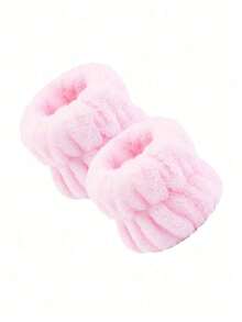 Bộ 3 món băng đô và băng đeo cổ tay bằng sợi microfiber cao cấp - Mềm mại, thoải mái khi rửa mặt, trang điểm, tắm và chăm sóc da. Phụ kiện tóc dành cho nữ. - Nhiều màu - Xem 11