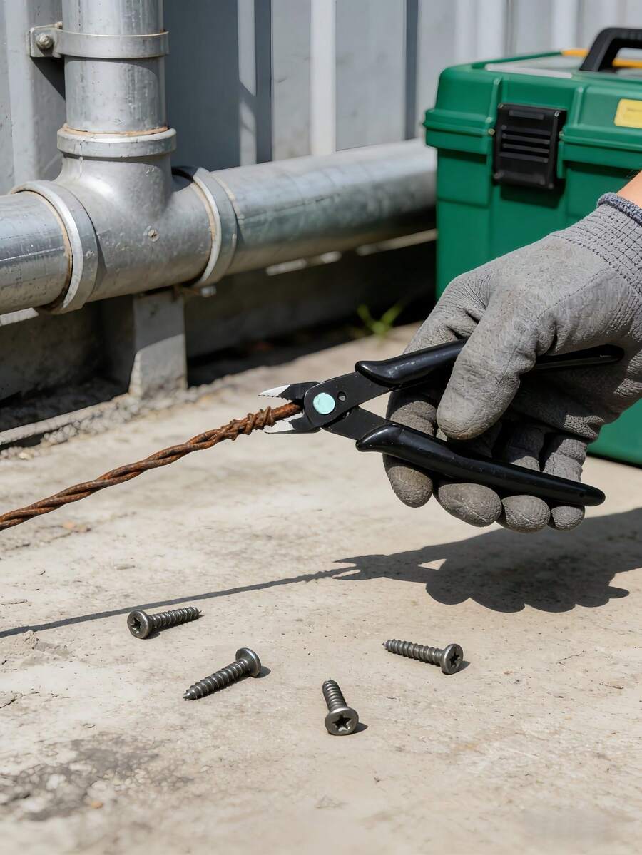 1 件装侧切钳塑料模型平口钳珠宝制作工具美甲卸甲电子维修 DIY 手工艺品万圣节节日礼物派对用品 - 黑色 - 查看 1