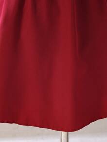 Glamorique Kids Rochie de petrecere elegantă și plină de farmec, cu paiete roșii și bretele spaghete, pentru fete tinere - Burgundia - Vizualizare 3